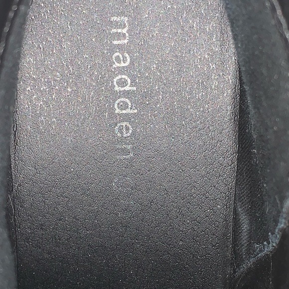 Madden Girl “Piper” black faux suede high top zippered sneakers boots size 9M - Picture 7 of 8